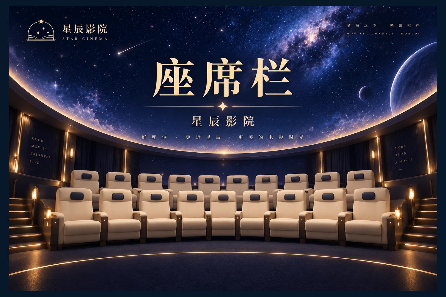 星辰影院座席栏人物观察