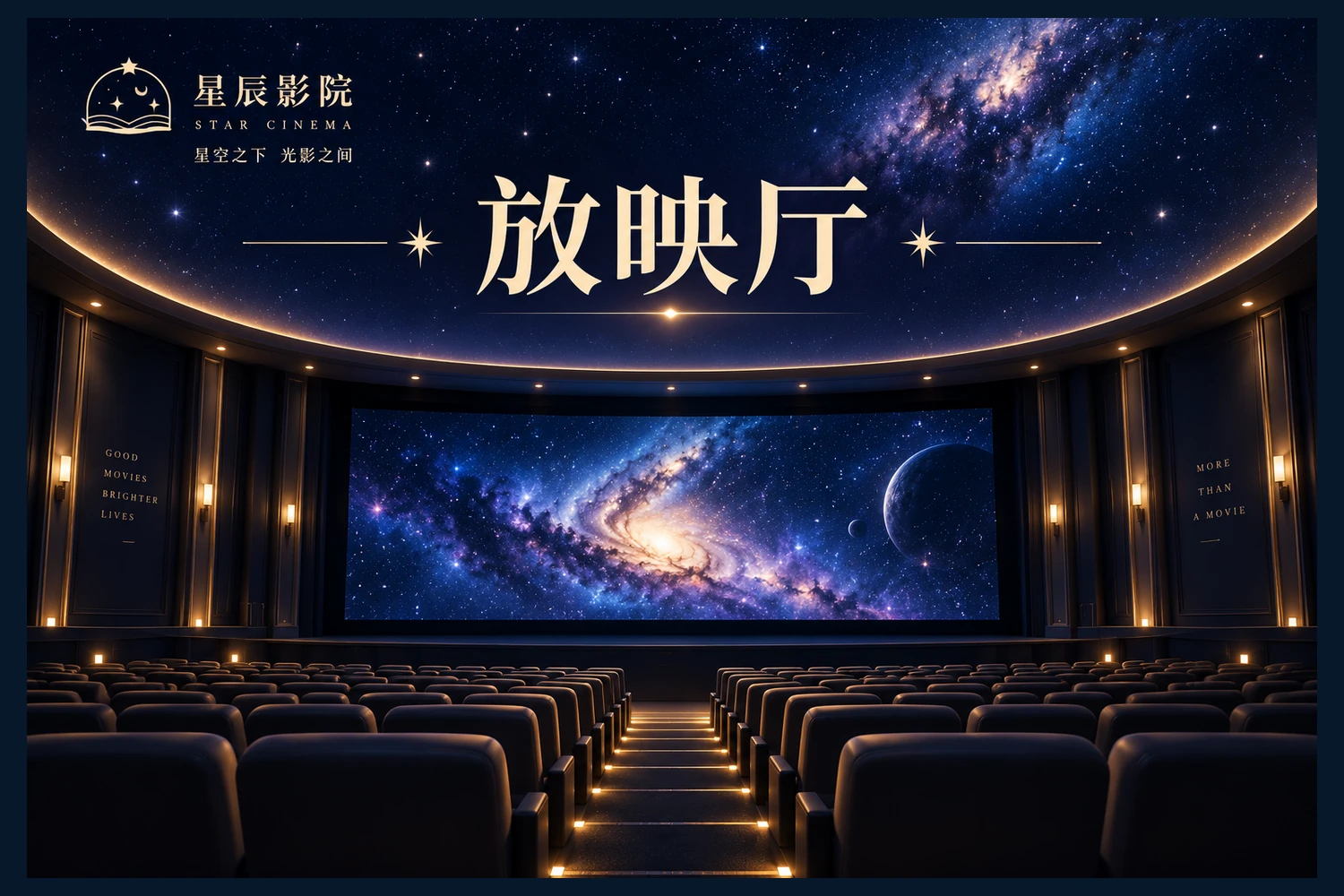 星辰影院放映厅题材导览